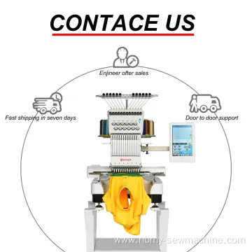 computer single head embroidery machine for industry